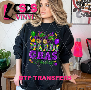 DTF Transfer - DTF006900 Mardi Gras Squad