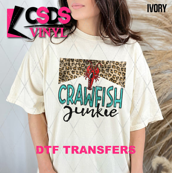 DTF Transfer - DTF006920 Crawfish Junkie Leopard