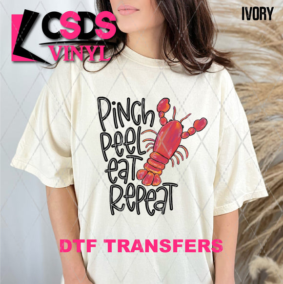DTF Transfer - DTF006922 Pinch Peal Eat Repeat Crawfish