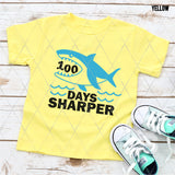 DTF Transfer - DTF006973 100 Days Sharper Shark