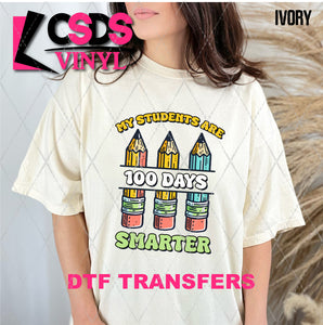 DTF Transfer - DTF006998 My Students are 100 Days Smarter