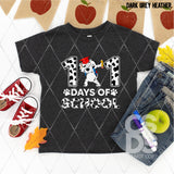 DTF Transfer - DTF007011 101 Days of School Dabbing Dog with Hat