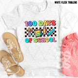 DTF Transfer - DTF007018 100 Days of School Supplies