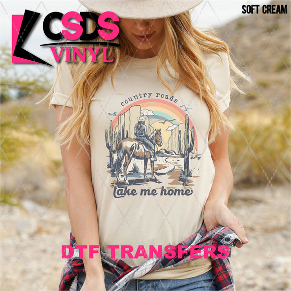 DTF Transfer - DTF007048 Country Roads Take Me Home