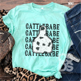 DTF Transfer - DTF007071 Cattle Babe Stacked Word Art
