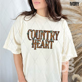 DTF Transfer - DTF007100 Country Heart