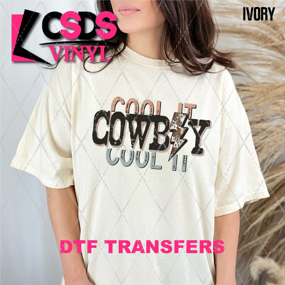 DTF Transfer - DTF007115 Cool It Cowboy