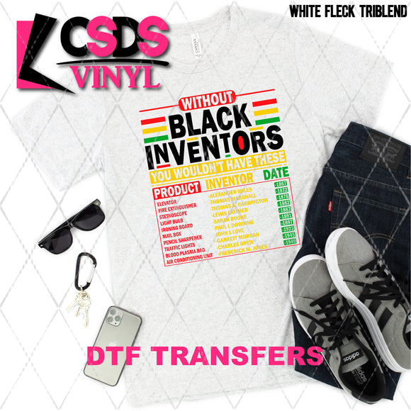 DTF Transfer - DTF007129 Without Black Inventors