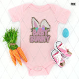 DTF Transfer - DTF007291 Baby Bunny Ears Faux Embroidery