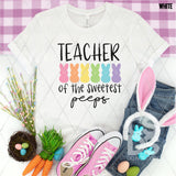 DTF Transfer - DTF007320 Teacher of the Sweetest Peeps