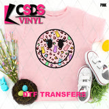 DTF Transfer - DTF007322 Leopard Peep Smile