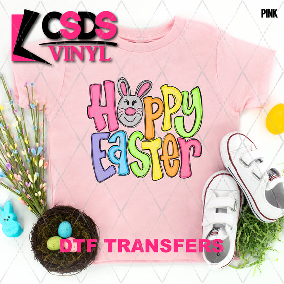 DTF Transfer - DTF007330 Happy Easter Girl Bunny