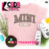 DTF Transfer - DTF007338 Leopard Mini Bunny Varsity