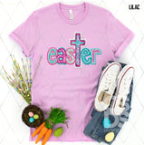DTF Transfer - DTF007346 Easter Faux Embroidery/Glitter