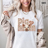 DTF Transfer - DTF007481 Faux Embroidery Pig Mom