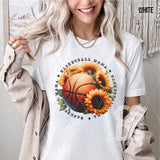DTF Transfer - DTF007521 Basketball Mama Sunflowers