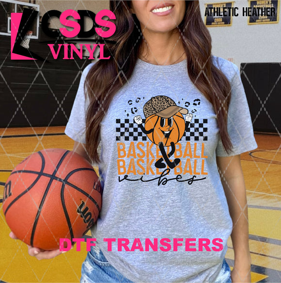 DTF Transfer - DTF007524 Basketball Vibes Smile