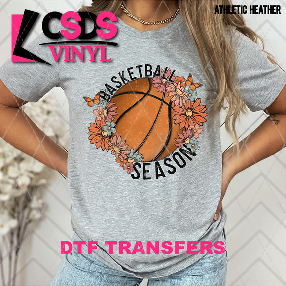 DTF Transfer - DTF007525 Floral Basketball Season