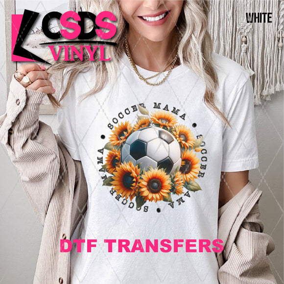 DTF Transfer - DTF007532 Soccer Mama Sunflowers
