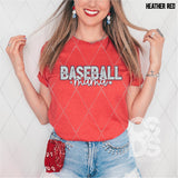 DTF Transfer - DTF007548 Baseball Mama Light Blue