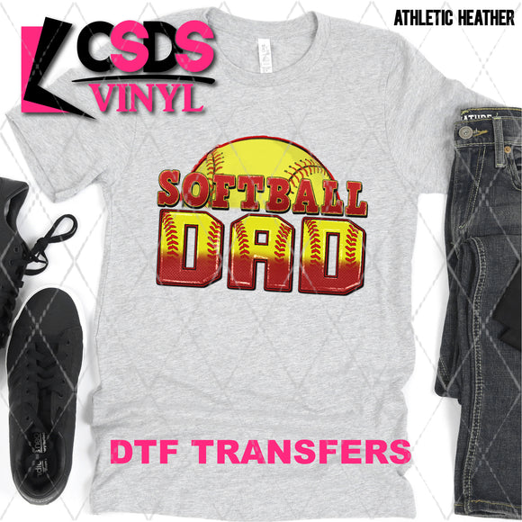 DTF Transfer - DTF007552 Softball Dad