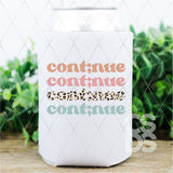 DTF Transfer - DTF007573 Continue Stacked Word Art