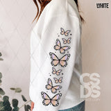DTF Transfer - DTF007596 Spread Kindness and Sarcasm Butterfly Sleeve