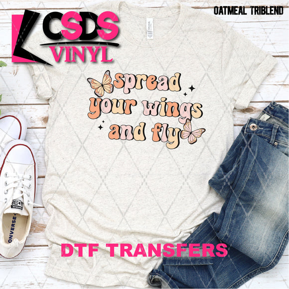 DTF Transfer - DTF007597 Spread Your Wings and Fly