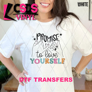 DTF Transfer - DTF007607 Promise to Love Yourself