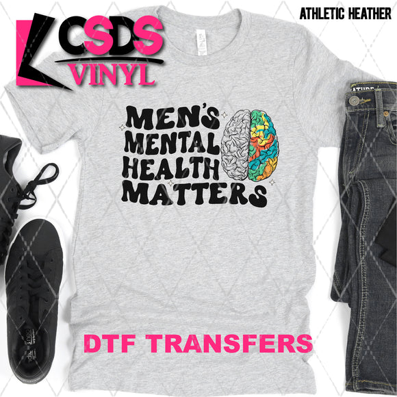 DTF Transfer - DTF007611 Men's Mental Health Matters