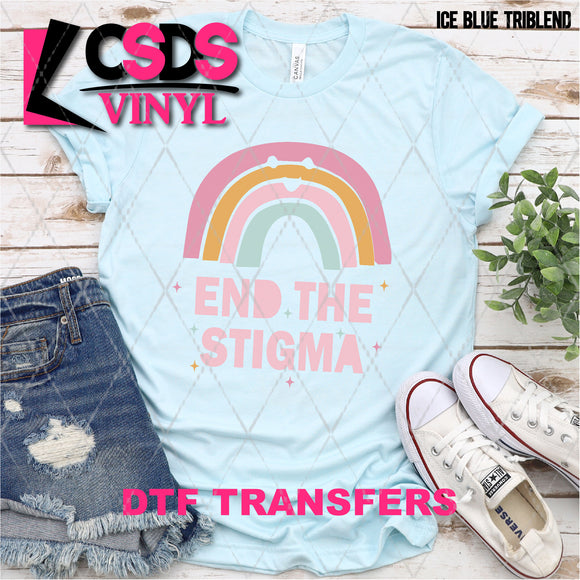 DTF Transfer - DTF007626 End the Stigma Rainbow