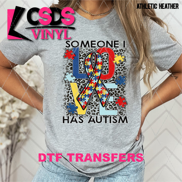 DTF Transfer - DTF007670 Someone I Love has Autism