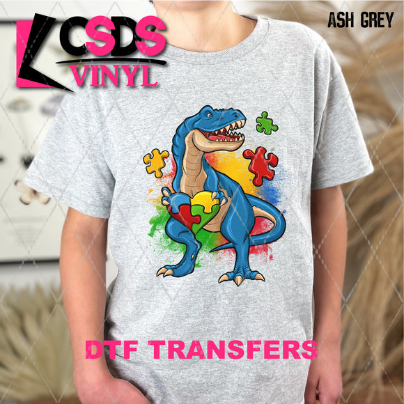 DTF Transfer - DTF007671 Autism T Rex