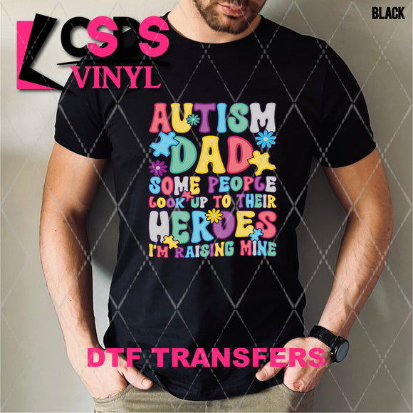 DTF Transfer - DTF007695 Autism Dad I'm Raising Mine