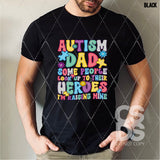 DTF Transfer - DTF007695 Autism Dad I'm Raising Mine