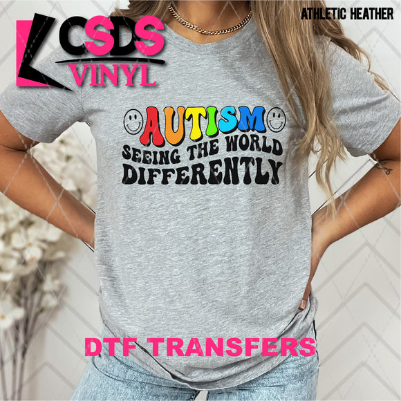 DTF Transfer - DTF007728 Autism Seeing the World Differently