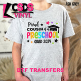 DTF Transfer - DTF007774 Proud Cousin of a Preschool Grad 2024