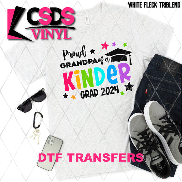 DTF Transfer - DTF007782 Proud Grandpa of a Kinder Grad 2024