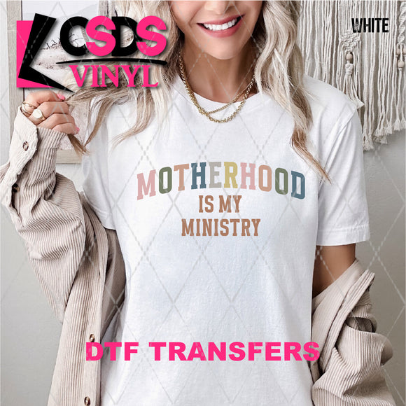 DTF Transfer - DTF007832 Motherhood is My Ministry