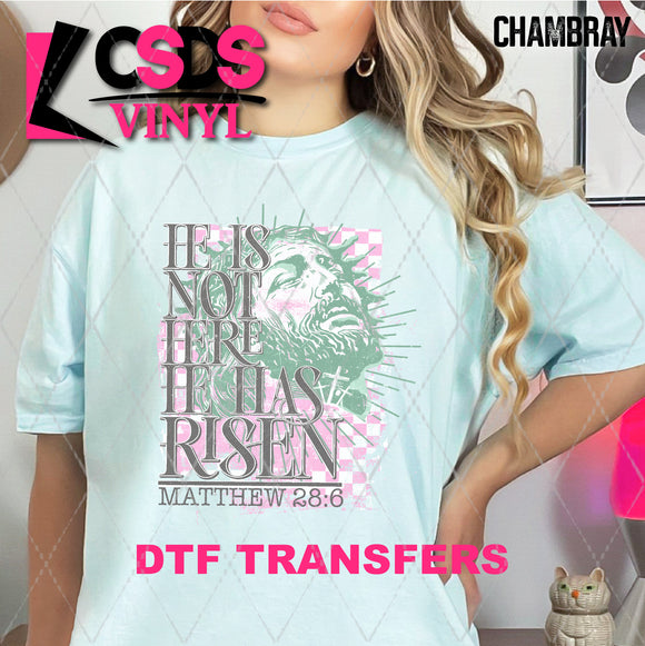 DTF Transfer - DTF007864 He is not Here He has Risen