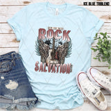 DTF Transfer - DTF007885 He is My Rock & My Salvation Guitar