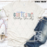 DTF Transfer - DTF007897 God is Still Writing Your Story Heart
