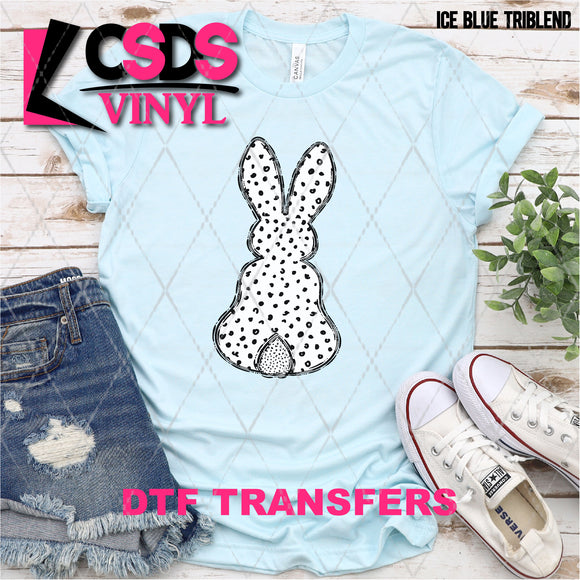 DTF Transfer - DTF007905 White Dotted Bunny