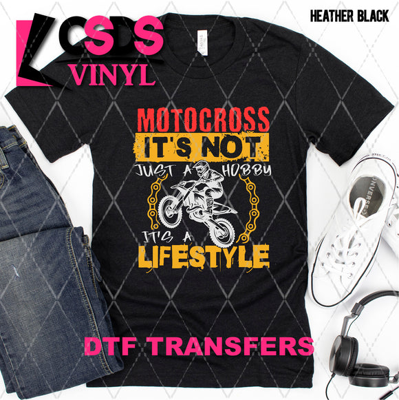 DTF Transfer - DTF007945 Motocross It's a Lifestyle