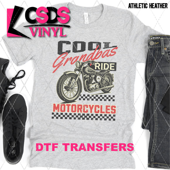 DTF Transfer - DTF007950 Cool Grandpas Ride Motorcycles