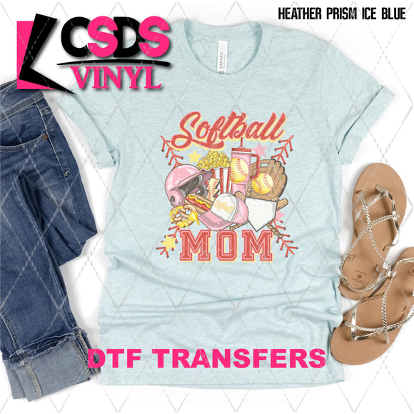 DTF Transfer - DTF008042 Softball Mom Things