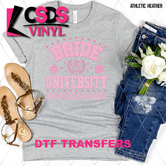 DTF Transfer - DTF008073 Bride University