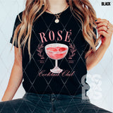 DTF Transfer - DTF008143 Rose Cocktail Club