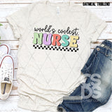 DTF Transfer - DTF008160 World's Coolest Nurse