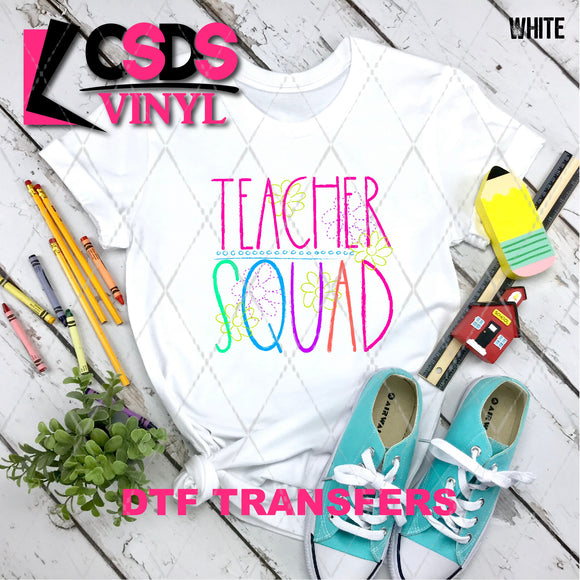 DTF Transfer - DTF008186 Teacher Squad